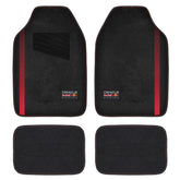 Oracle Red Bull Racing Carpet Car Floor Mats, 4-Piece Set, Black/Red