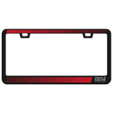 Oracle Red Bull Racing License Plate Frame, Black with Red Powerbar