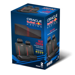Oracle Red Bull Racing Front Seat Covers, Set of 2, Black/Red