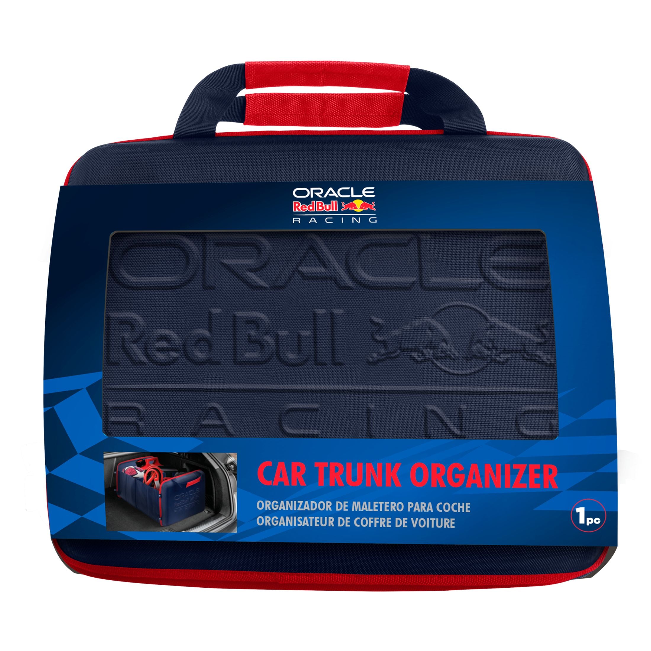 Oracle Red Bull Racing Car Organizer, Hard-Shell Case, Navy/Red