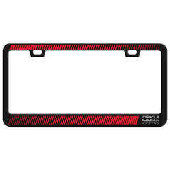 Oracle Red Bull Racing License Plate Frame, Black with Red Powerbar