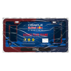 Oracle Red Bull Racing License Plate Frame, Team Livery Red/Blue Design