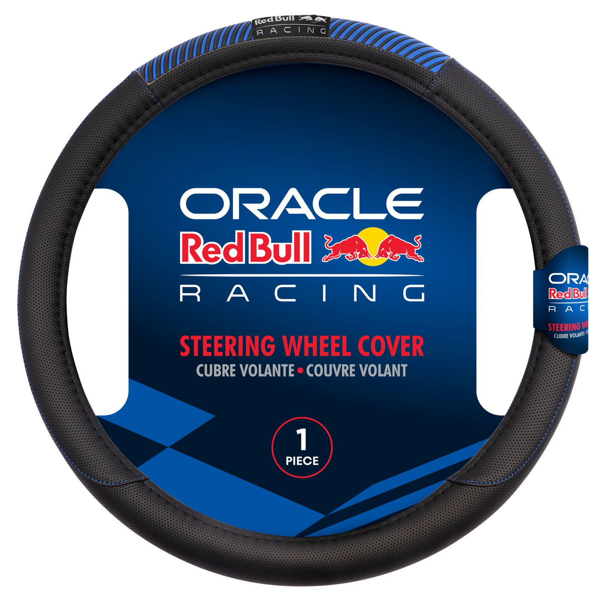 Oracle Red Bull Racing Steering Wheel Cover 006, Black/Blue, Universal