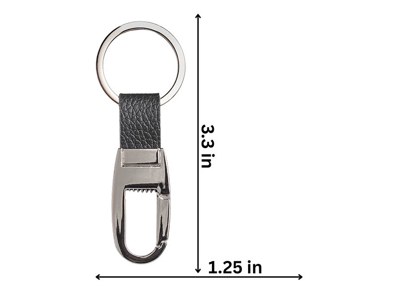 Leather Clip Keychain